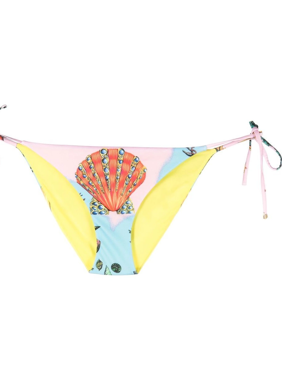 Versace bottoms shell print bikini Women 0409